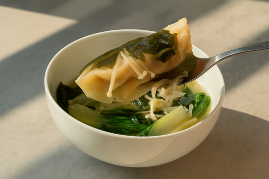 Dumpling Soup or also called Mandu-guk