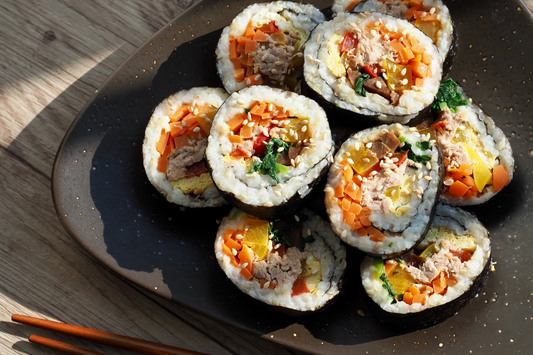 Oma seaweed soup recipe - Tuna Kimbap pairing