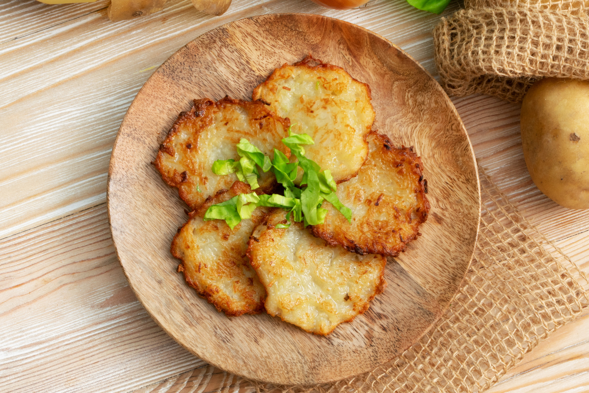 Simple Egg-Free Korean Potato Pancake Recipe